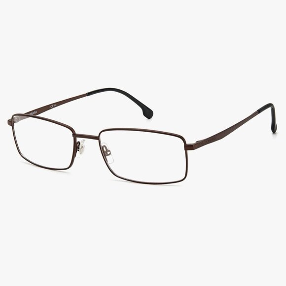 NEW SQUARE CARRERA 8867 009Q 00 MEN EYEGLASSES CARRERA BROWN CLEAR EYEWEAR
